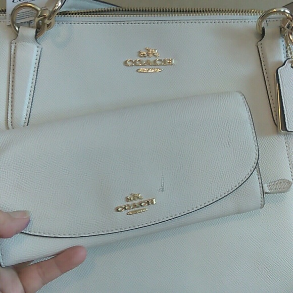 NWT Coach tote purse bag w/ wallet - Picture 7 of 8